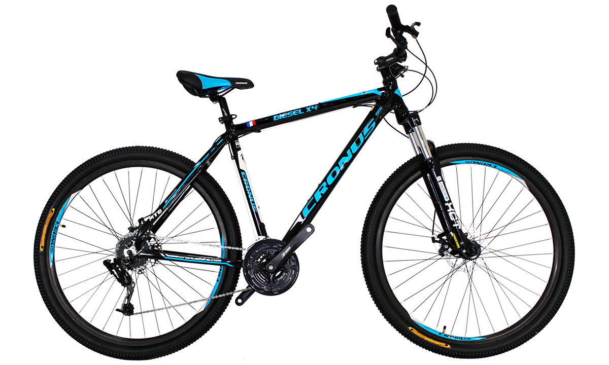 Велосипед Cronus Diesel X4 29" (2019) 2020 Черно-голубой